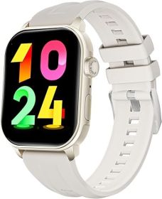 Smart Watch (Answer/Make Call), 1.96" AMOLED Touchscreen GPS Fitness Tracker for Men Women, Heart Rate SpO2 Monitor, Waterproof