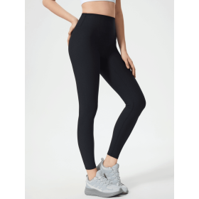 JupiterGear High-Waisted Leggings (Color: Black, size: 6)