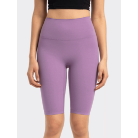 JupiterGear High-Rise Long Shorts (Color: Lavender, size: 8)