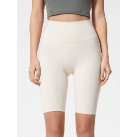 JupiterGear High-Rise Long Shorts (Color: White, size: 8)